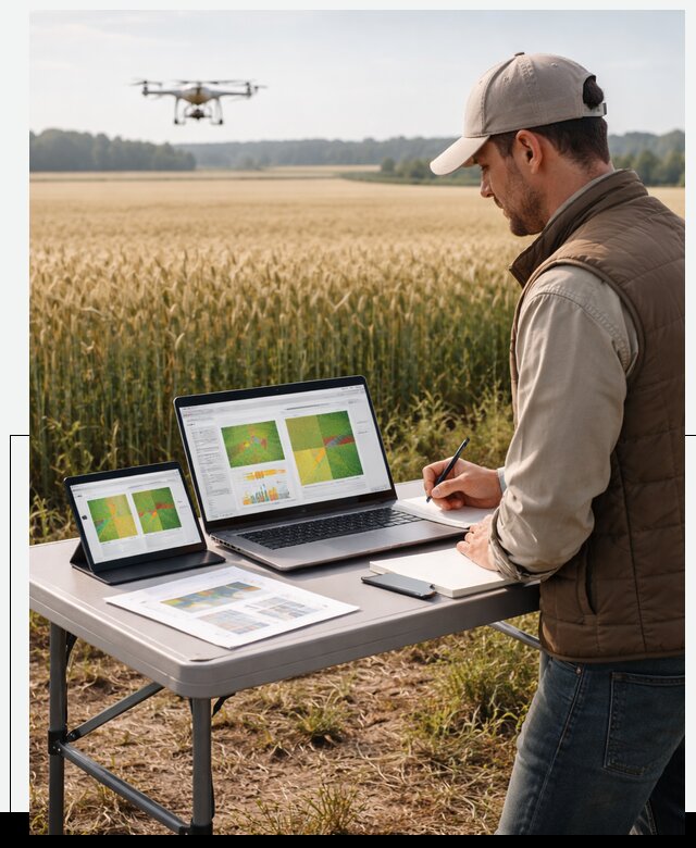 Система AI прогнозирования урожайности для точных агрономий в Аксае