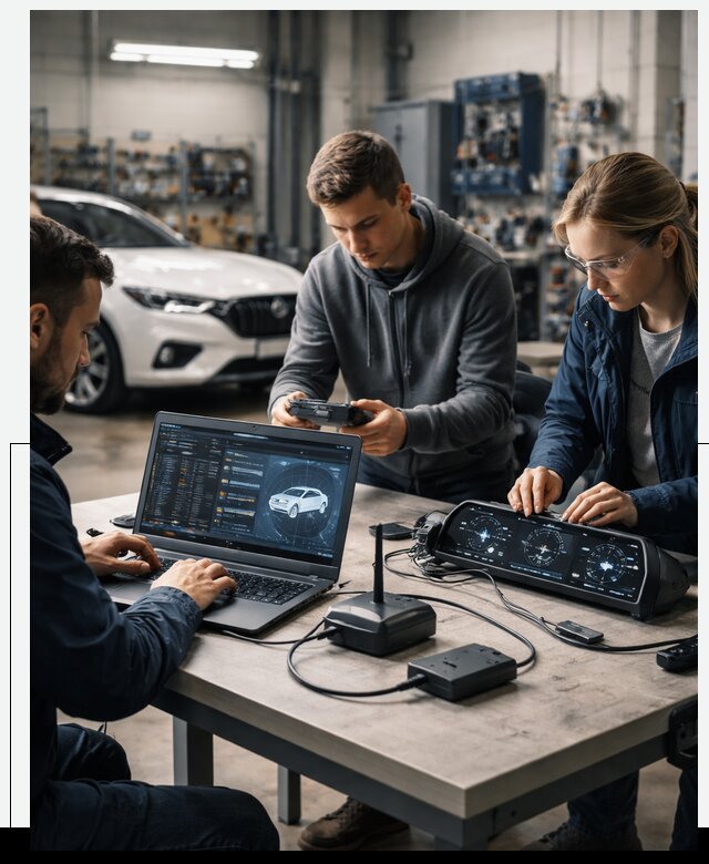 Разработка Connected Car и ПО для автопрома в Аксае