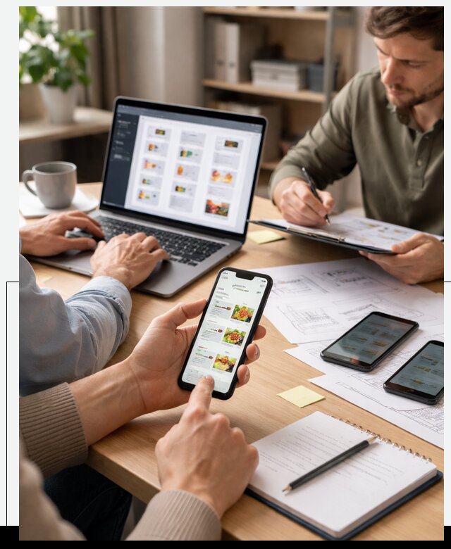 Разработка мобильного приложения торговой сети в Аксае