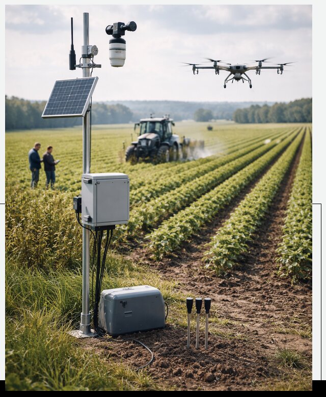 Разработка IoT мониторинга полей в Аксае от 8633 р. | АвикейАкс